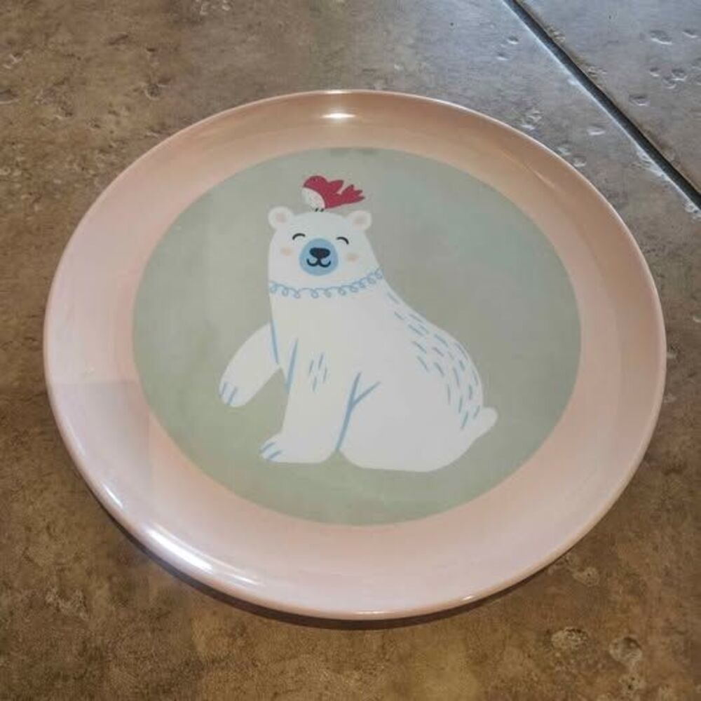 Wondershop Polar Bear Melamine Dinner Plate